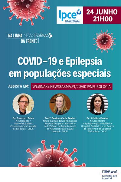 Webinar "COVID-19 e epilepsia em populações especiais"