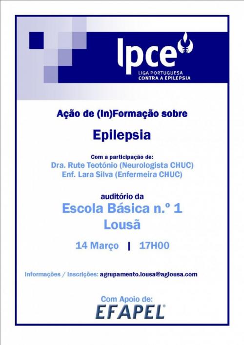 Ação de (In)Formação sobre Epilepsia